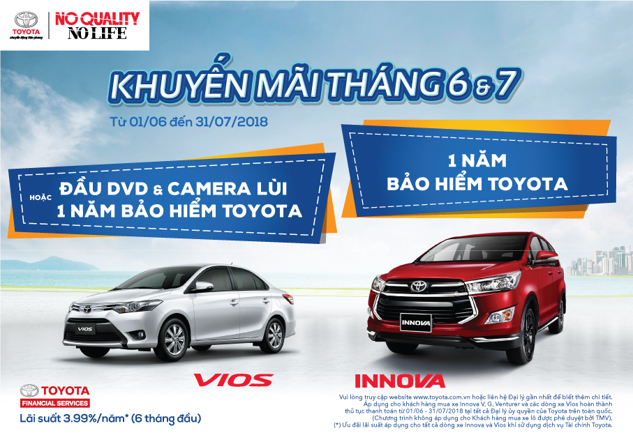 TOYOTA VIỆT NAM TRIỂN KHAI CHƯƠNG TRÌNH KHUYẾN MÃI CHO KHÁCH HÀNG