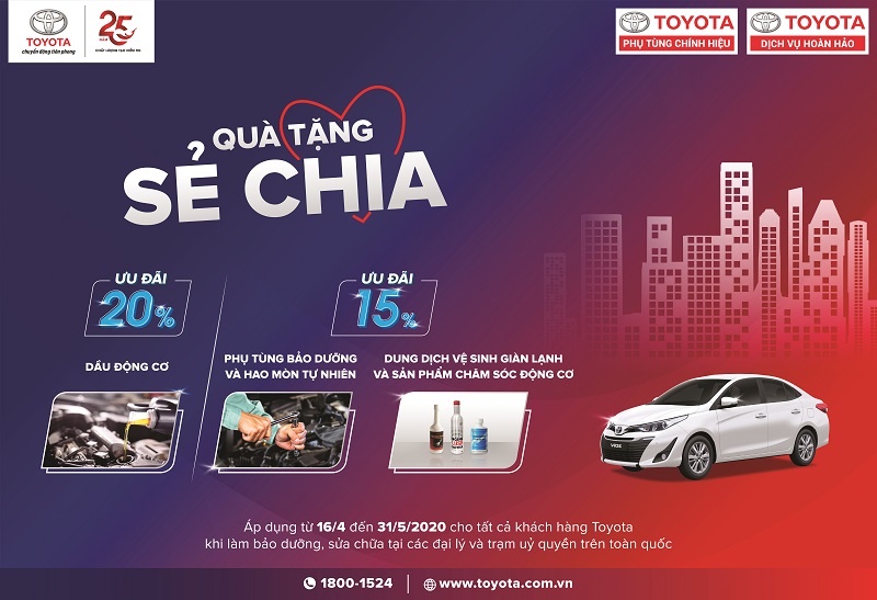 QUÀ TẶNG SẺ CHIA TỪ TOYOTA VIỆT NAM